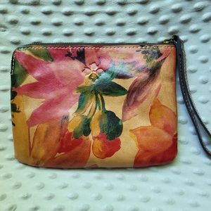 Patricia Nash Leather Wristlet
